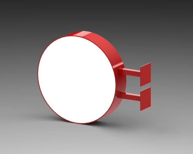 36" Round Blade Sign